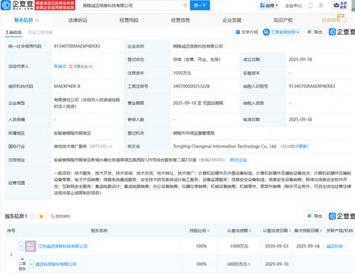 誠邁科技成立信息科技公司，拓展互聯網安全與信息系統集成服務