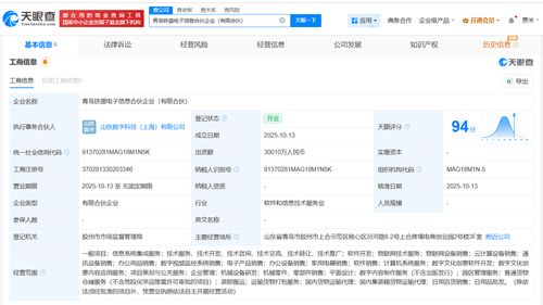 山東鐵路發(fā)展基金等成立電子信息合伙企業(yè)，助力信息系統(tǒng)集成服務(wù)發(fā)展